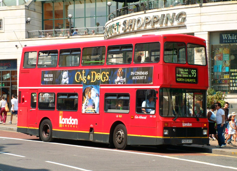 London Bus Routes | Route 93: North Cheam - Putney Bridge | Route 93 ...