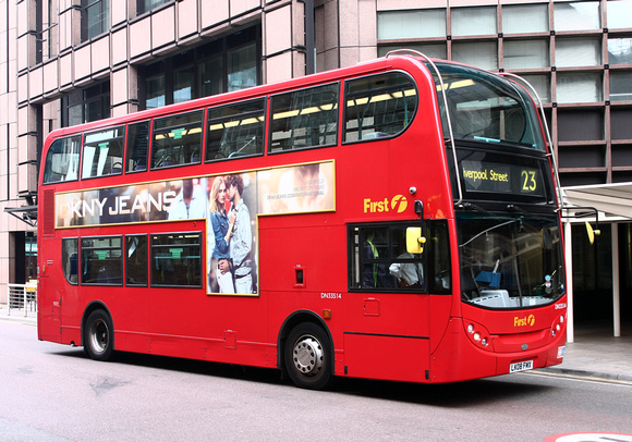 Route 23, First London, DN33514, LK08FMX, Liverpool Street
