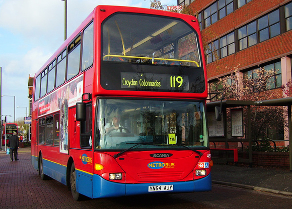 Route 119, Metrobus 497, YN54AJY, Bromley