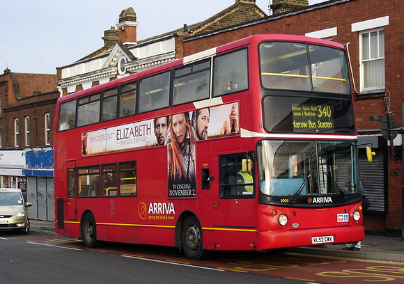 Route 340, Arriva the Shires 6006, KL52CWV, Wealdstone