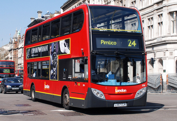 Route 24, London General, E90, LX57CLN, Westminster