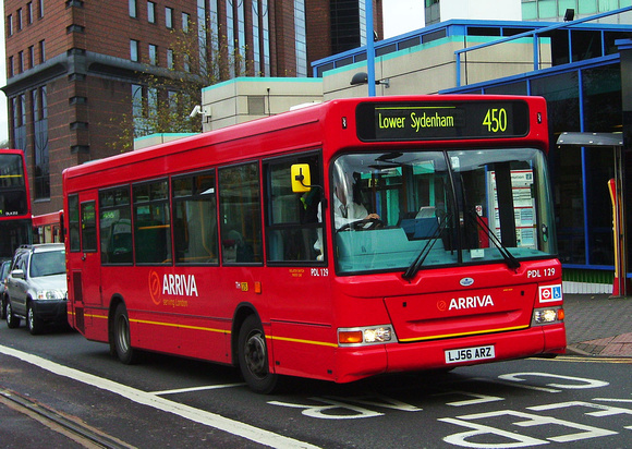Route 450, Arriva London, PDL129, LJ56ARZ, Croydon