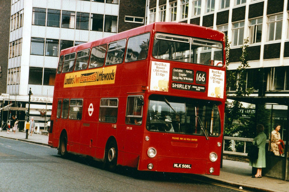 Route 166, London Transport, DMS508, MLK508L, Croydon