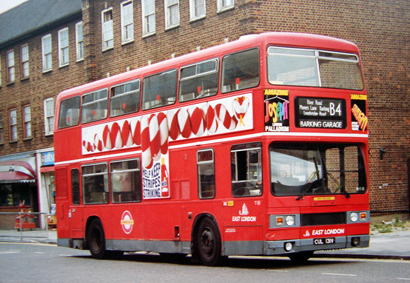 Route B4, East London Buses, T131, CUL131V, Barking