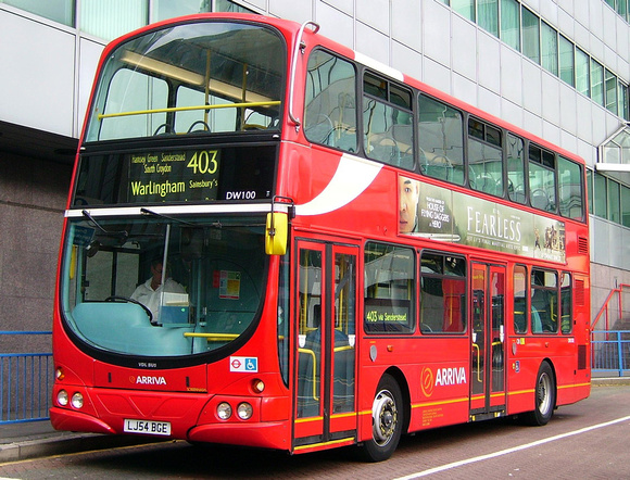 Route 403, Arriva London, DW100, LJ54BGE, Croydon