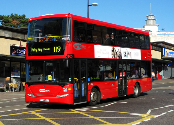Route 119, Metrobus 969, YT59DYP, Bromley