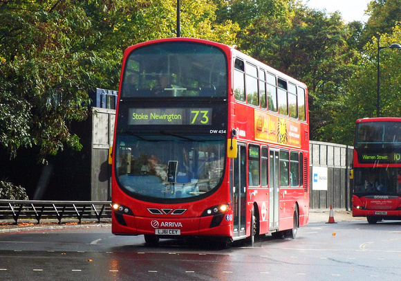Route 73, Arriva London, DW454, LJ61CEY, Marble Arch