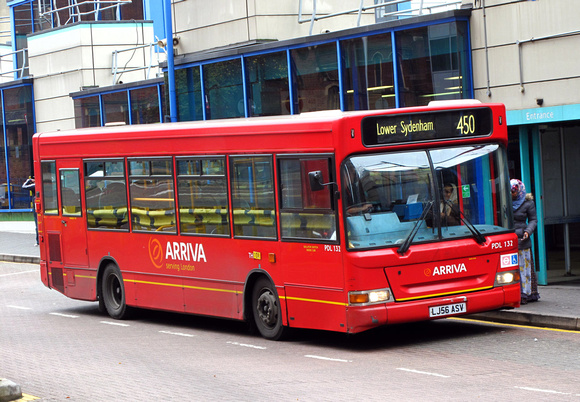 Route 450, Arriva London, PDL132, LJ56ASV, West Croydon