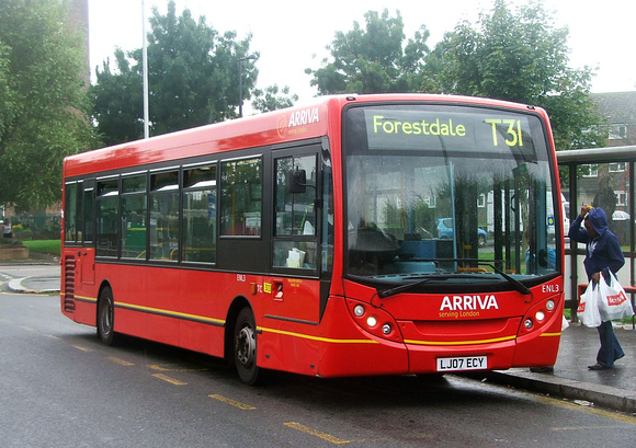Route T31, Arriva London, ENL3, LJ07ECY, New Addington