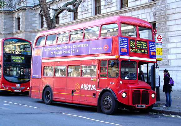 Route 159, Arriva London, RM54, LDS279A, Westminster