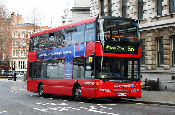 Route 56, Stagecoach London 15142, LX59CNK, Holborn