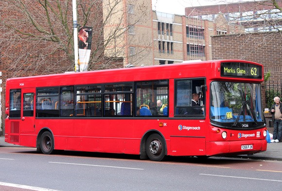 Route 62, Stagecoach London 34266, Y266FJN, Barking