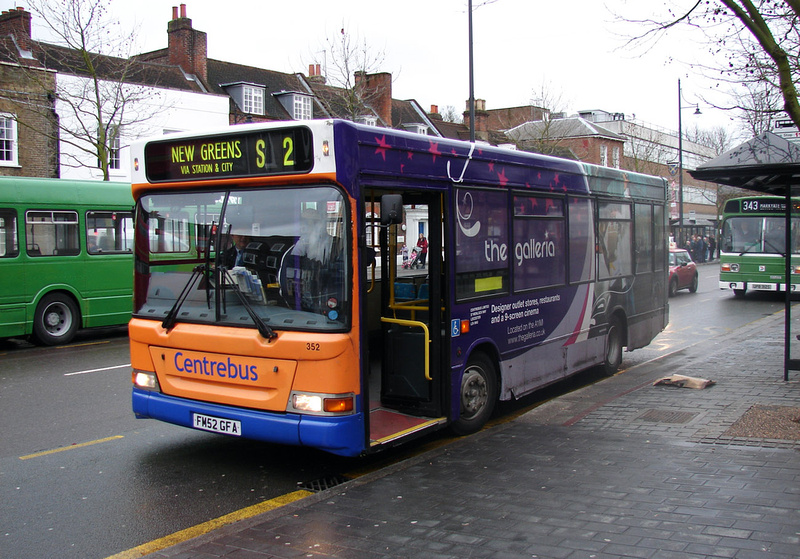 London Bus Routes | Centrebus | Route S2, Centrebus 352, FM52GFA, St Albans