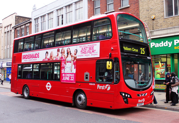 Route 25, First London, VN36138, BJ11DVT, Ilford