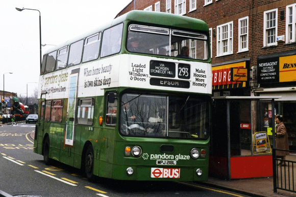 Route 293, London Country, AN118, MPJ218L, Morden