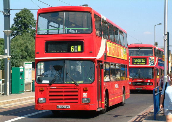 Route 60, Arriva London, L695, M695HPF, Croydon