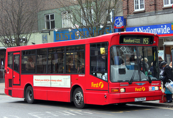 Route 193, First London, DMS41477, LT02NUP, Hornchurch
