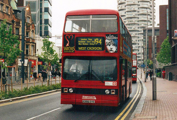 Route 194, Stagecoach Selkent, T988, A988SYE, Croydon