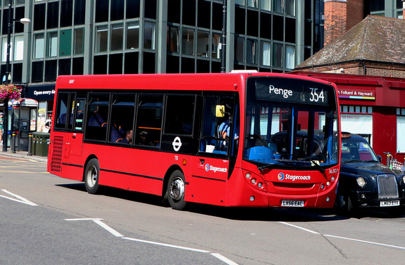 Route 354, Stagecoach London 36307, LX56EAC, Bromley