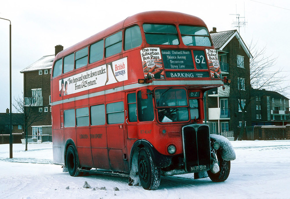 Route 62, London Transport, RT4347, NLP512