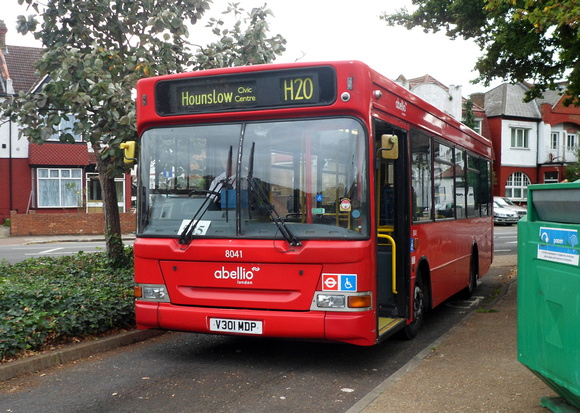 Route H20, Abellio London 8041, V301MDP, Hounslow