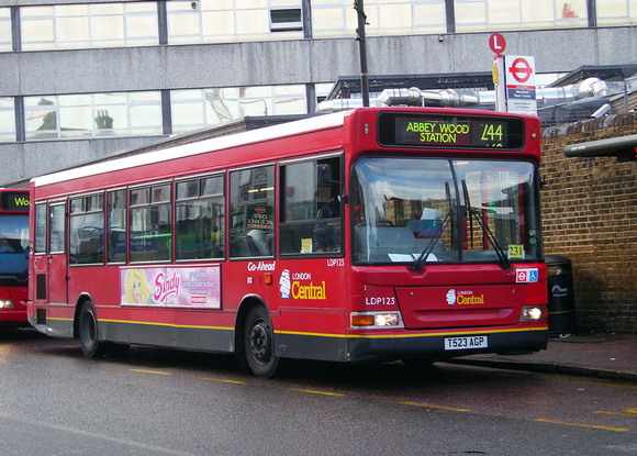 Route 244, London Central, LDP123, T523AGP, Woolwich