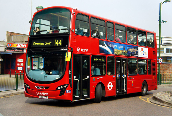 Route 144, Arriva London, DW468, LJ61CCZ, Turnpike Lane