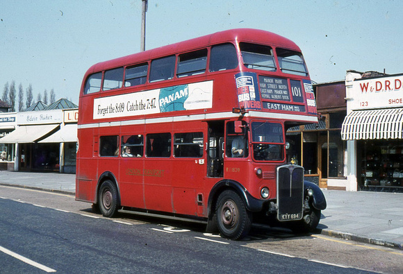 Route 101, London Transport, RT1839, KYY694, Wanstead