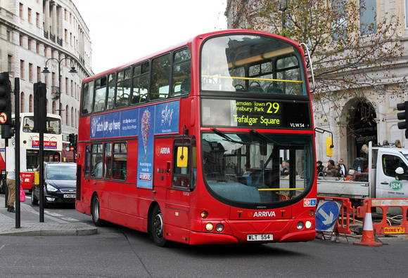 Route 29, Arriva London, VLW54, WLT554, Trafalgar Square