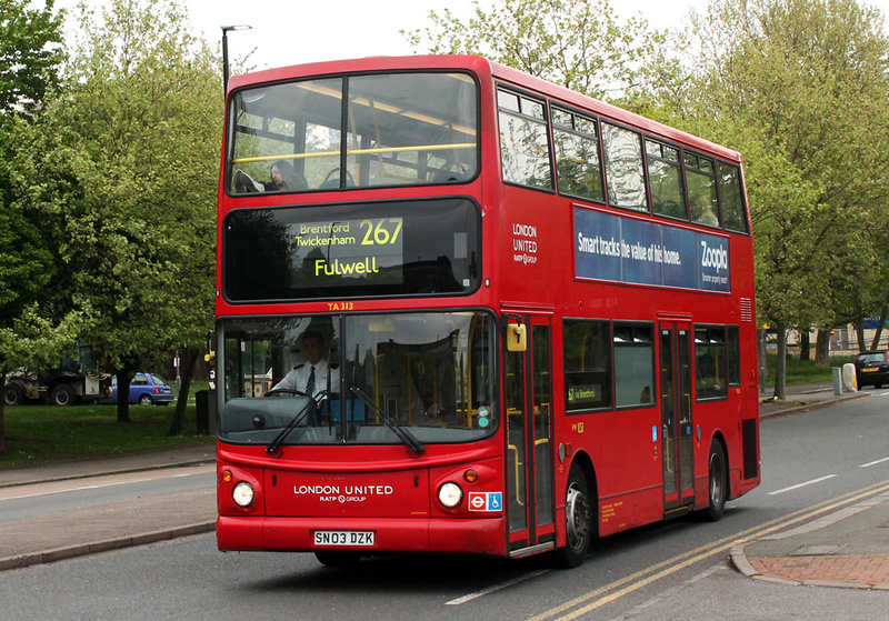 London Bus Routes | Route 267: Fulwell - Hammersmith | Route 267 ...