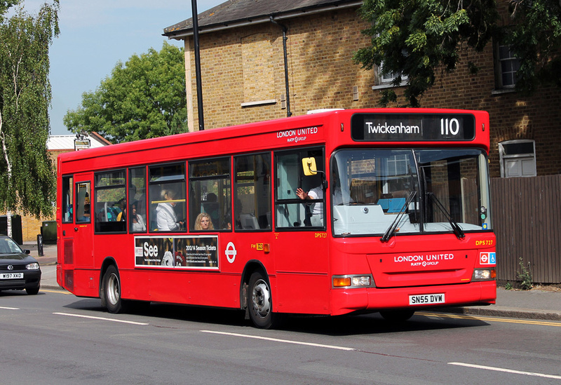 London Bus Routes | Route 110: Hounslow, Bus Station - West Middlesex ...