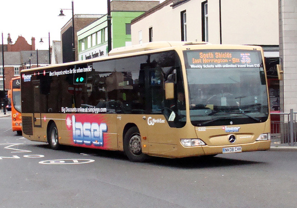 Route 35, Go North East 5302, NK08CHH, Sunderland