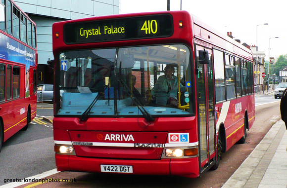 Route 410, Arriva London, PDL2, V422DGT, West Croydon