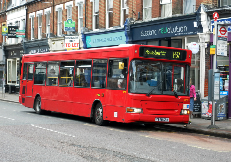 London Bus Routes | Route H37: Hounslow, Blenheim Centre - Richmond ...