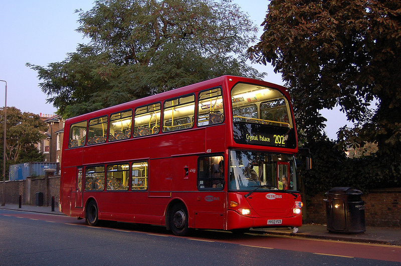 London Bus Routes Route 202 Blackheath, Royal Standard Crystal Palace