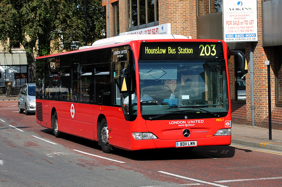 London Bus Routes | Route 203: Hounslow, Bus Station - Staines | Route ...