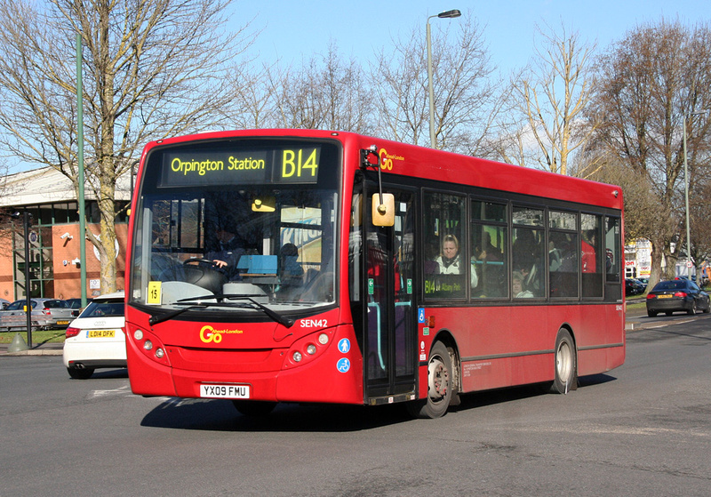 London Bus Routes Route B14 Bexleyheath Shopping Centre Orpington