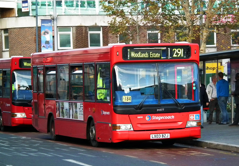 London Bus Routes | Route 291: Queen Elizabeth Hospital - Woodlands Estate