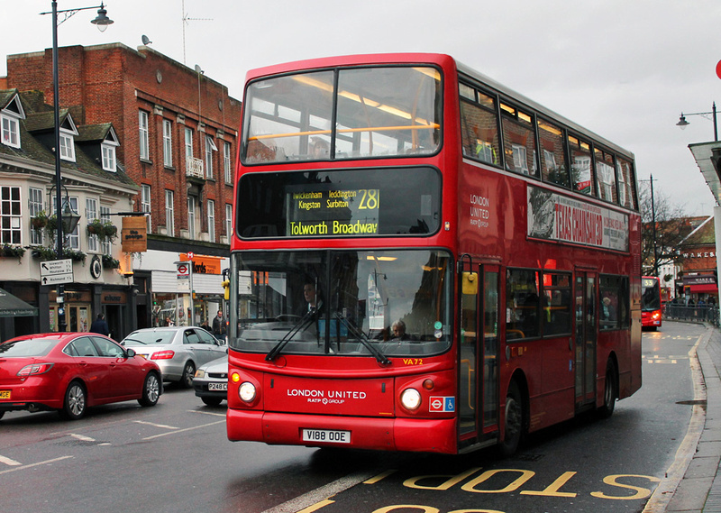 London Bus Routes | Route 281: Hounslow, Bus Station - Tolworth | Route ...