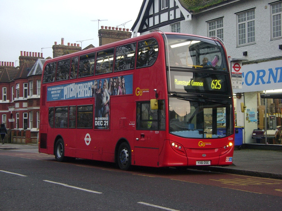 London Bus Routes | Route 625: Plumstead Common - Chislehurst, War ...