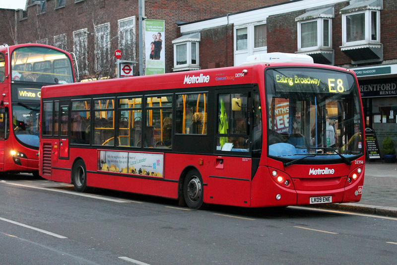 London Bus Routes | Route E8: Ealing Broadway - Hounslow, Bell Corner