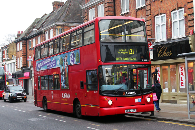 London Bus Routes | Route 121: Enfield Island Village - Turnpike Lane ...