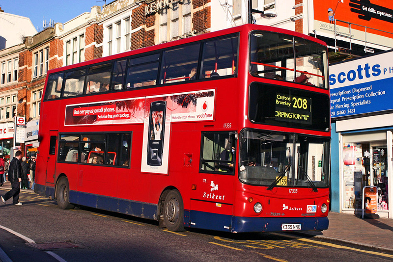 London Bus Routes | Route 208: Lewisham Station - Orpington, Perry Hall ...