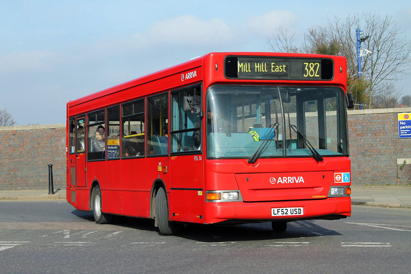 London Bus Routes | Route 382: Millbrook Park - Southgate