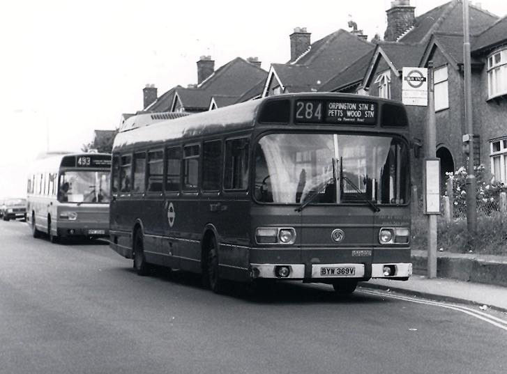 London Bus Routes Route 284 Petts Wood Orpington Withdrawn