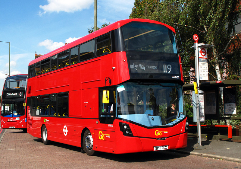 London Bus Routes | Route 119: Bromley North - Purley Way, Colonnades