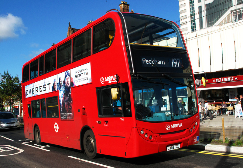 London Bus Routes | Route 197: Croydon Town Centre - Peckham | Route 197, Arriva London, T64