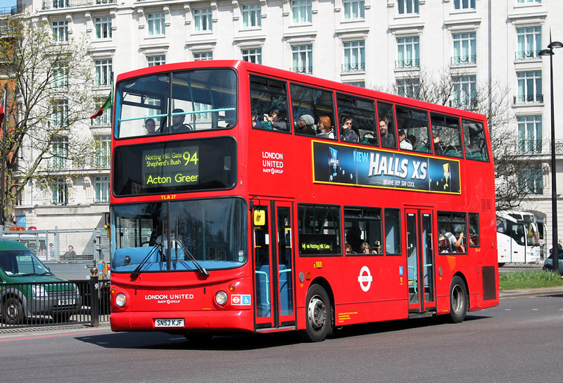 London Bus Routes | Route 94: Acton Green - Piccadilly Circus | Route ...