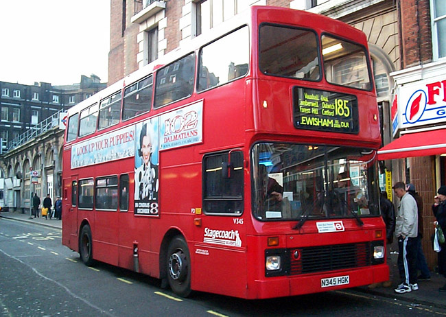 London Bus Routes | Route 185: Lewisham Station - Victoria