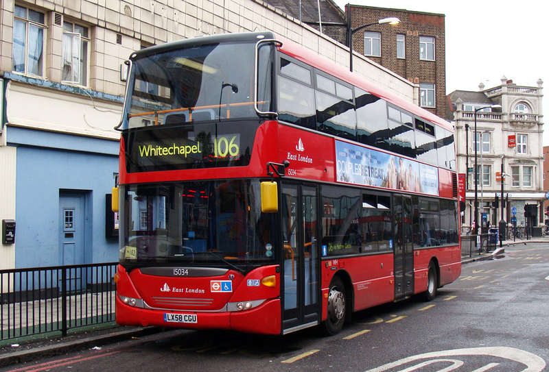 London Bus Routes | Route 106: Finsbury Park Station - Whitechapel